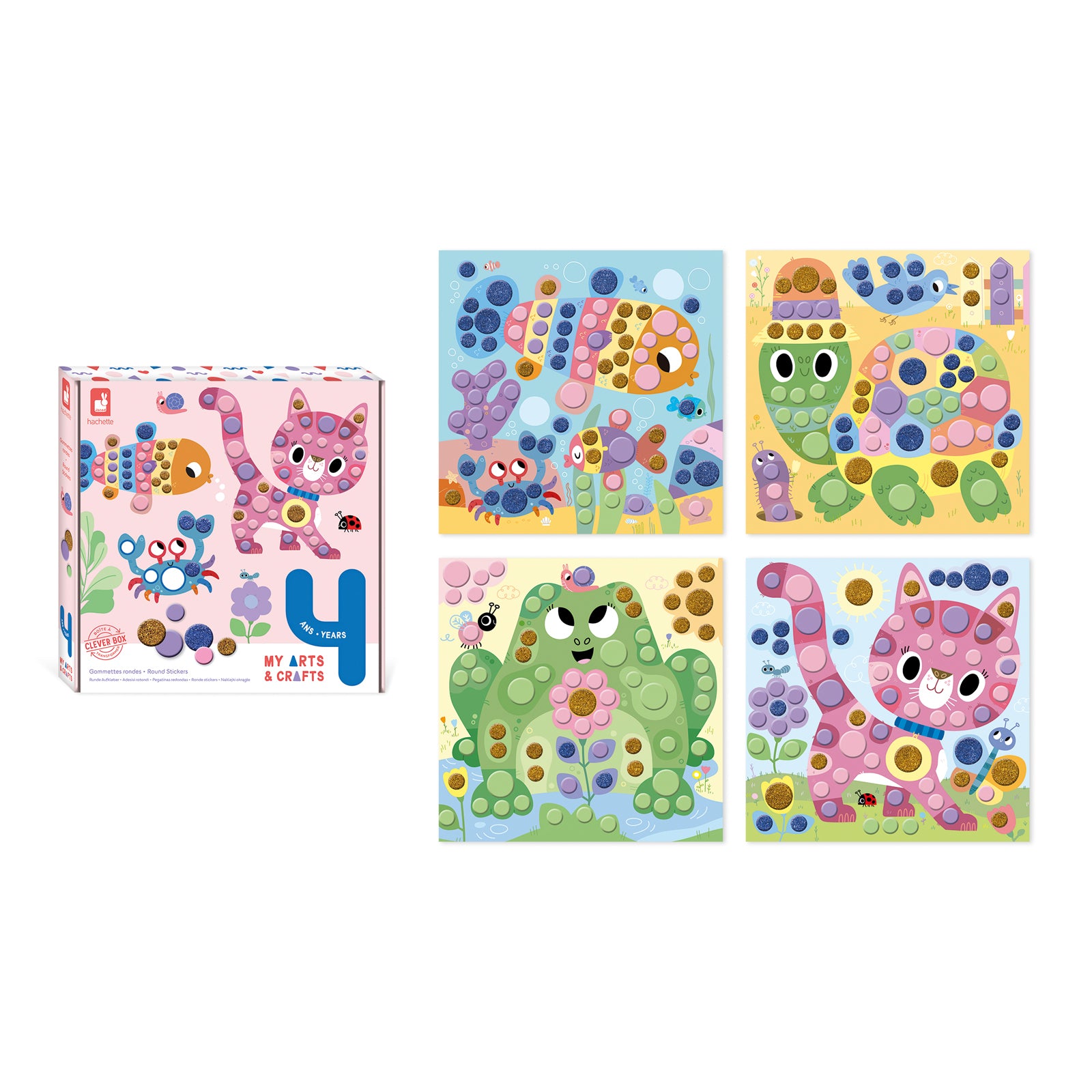 Janod Atelier - 4 Jaar - Ronde Stickers, Janod