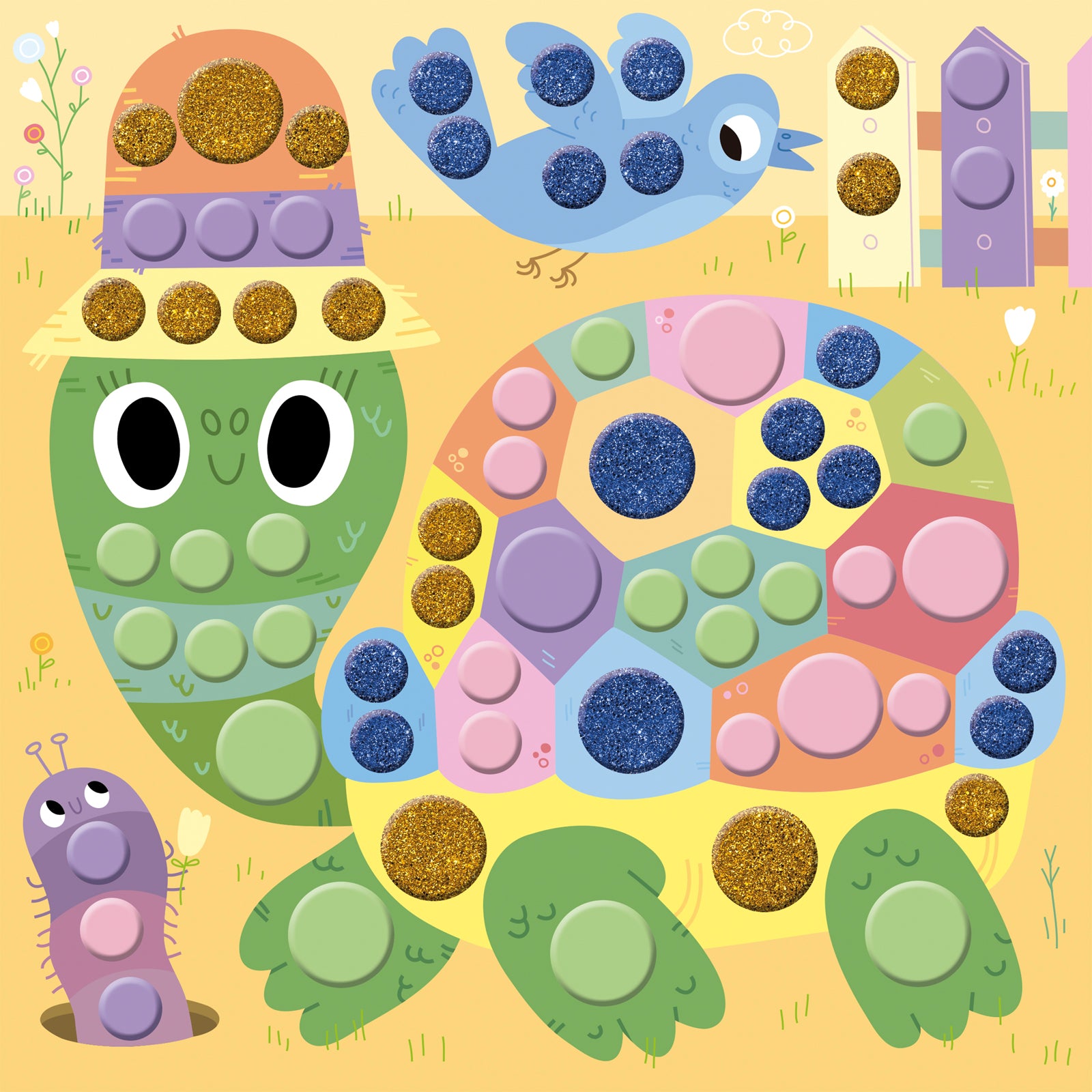 Janod Atelier - 4 Jaar - Ronde Stickers, Janod