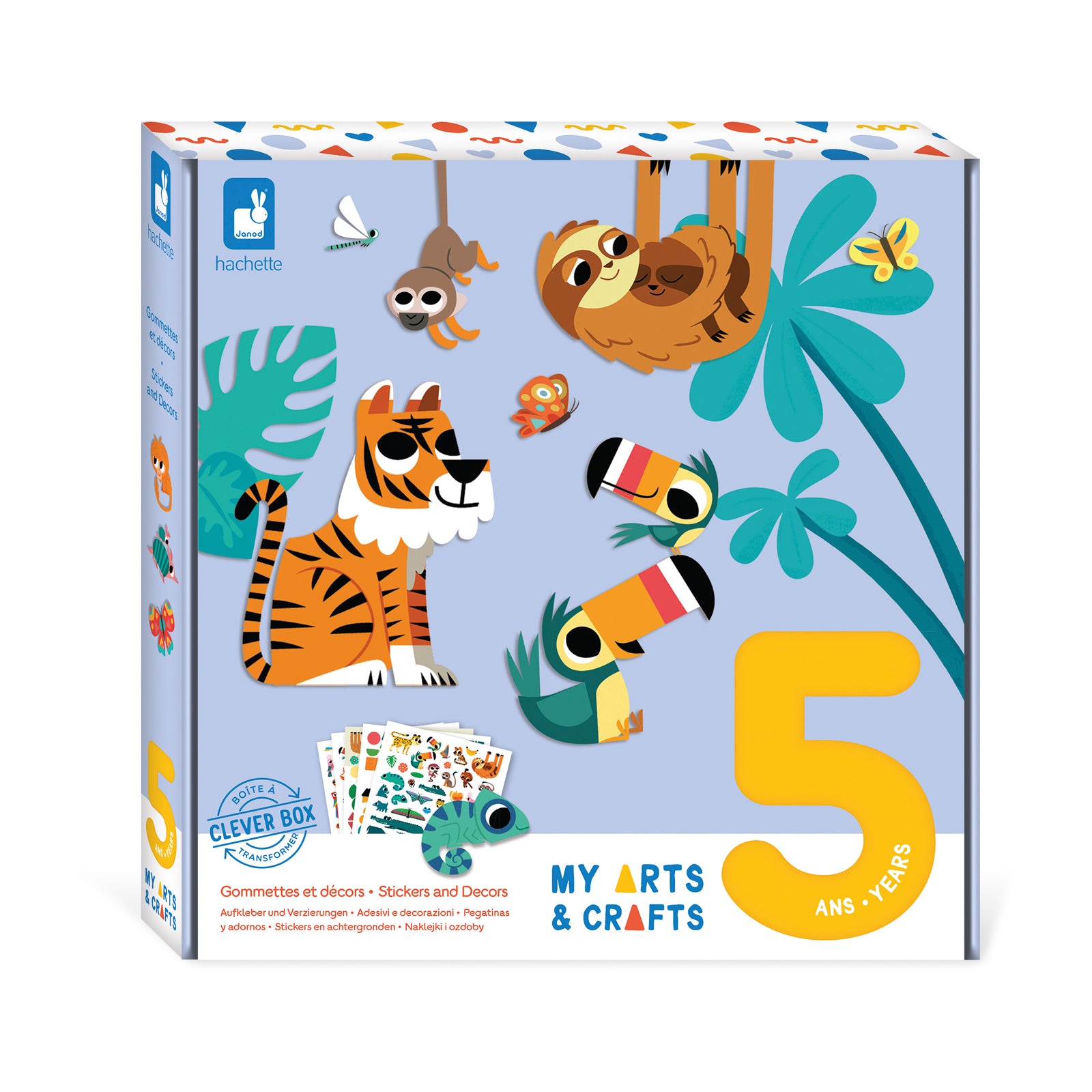 Janod Atelier - 5 Jaar - Stickers Plakken, Janod