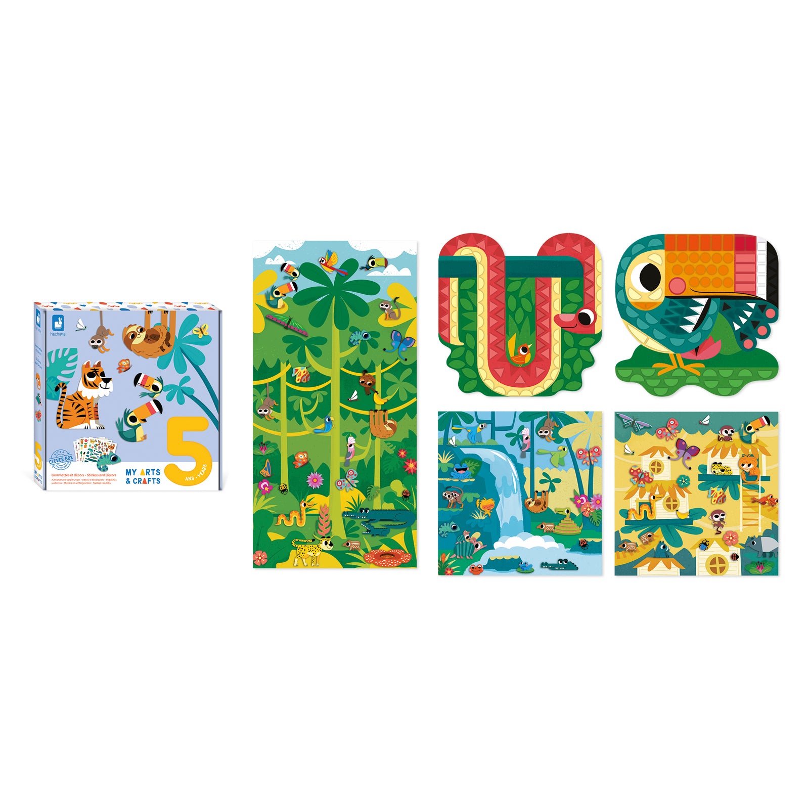Janod Atelier - 5 Jaar - Stickers Plakken, Janod
