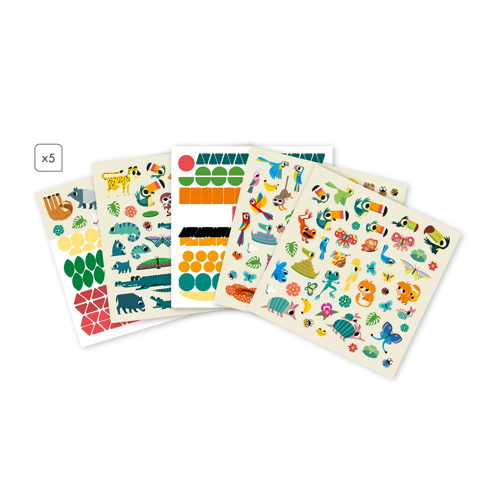 Janod Atelier - 5 Jaar - Stickers Plakken, Janod