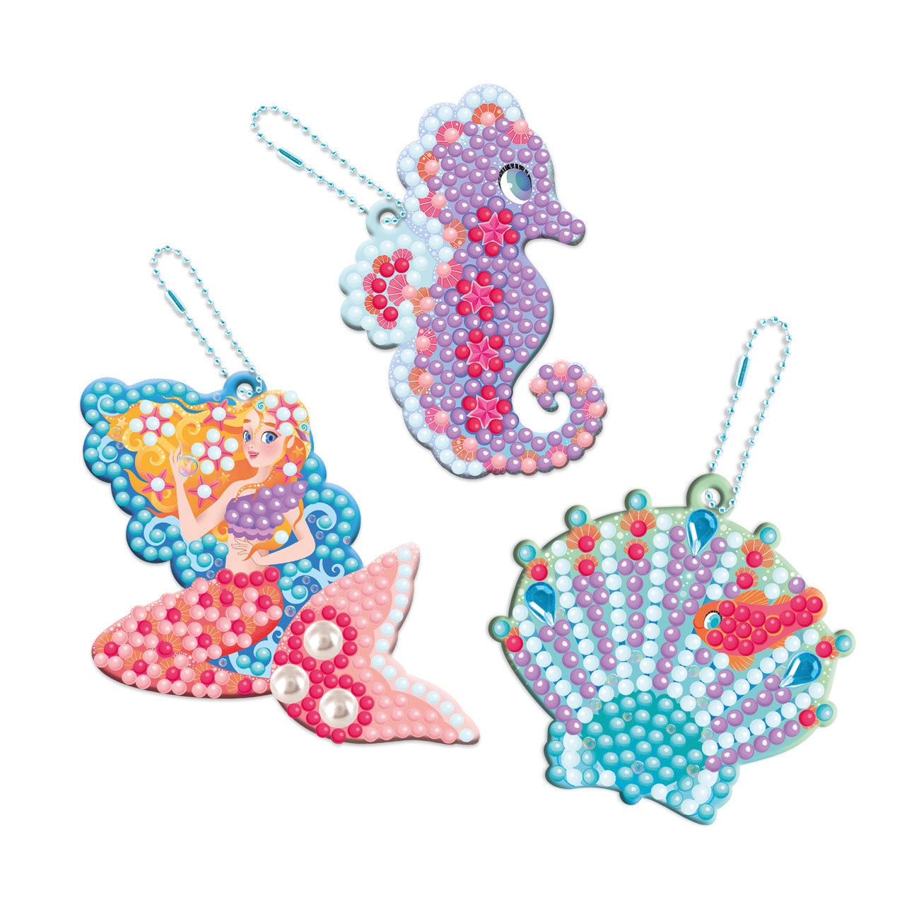 Janod Atelier - Magic Ocean - Sleutelhangers Met Strass, Janod