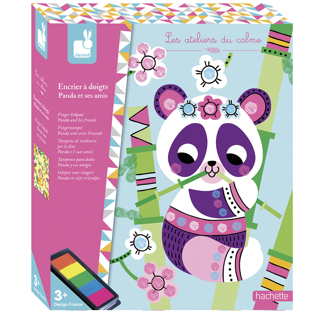 Janod Atelier - Vinger Inkt Panda En Zijn Vriendjes, Janod