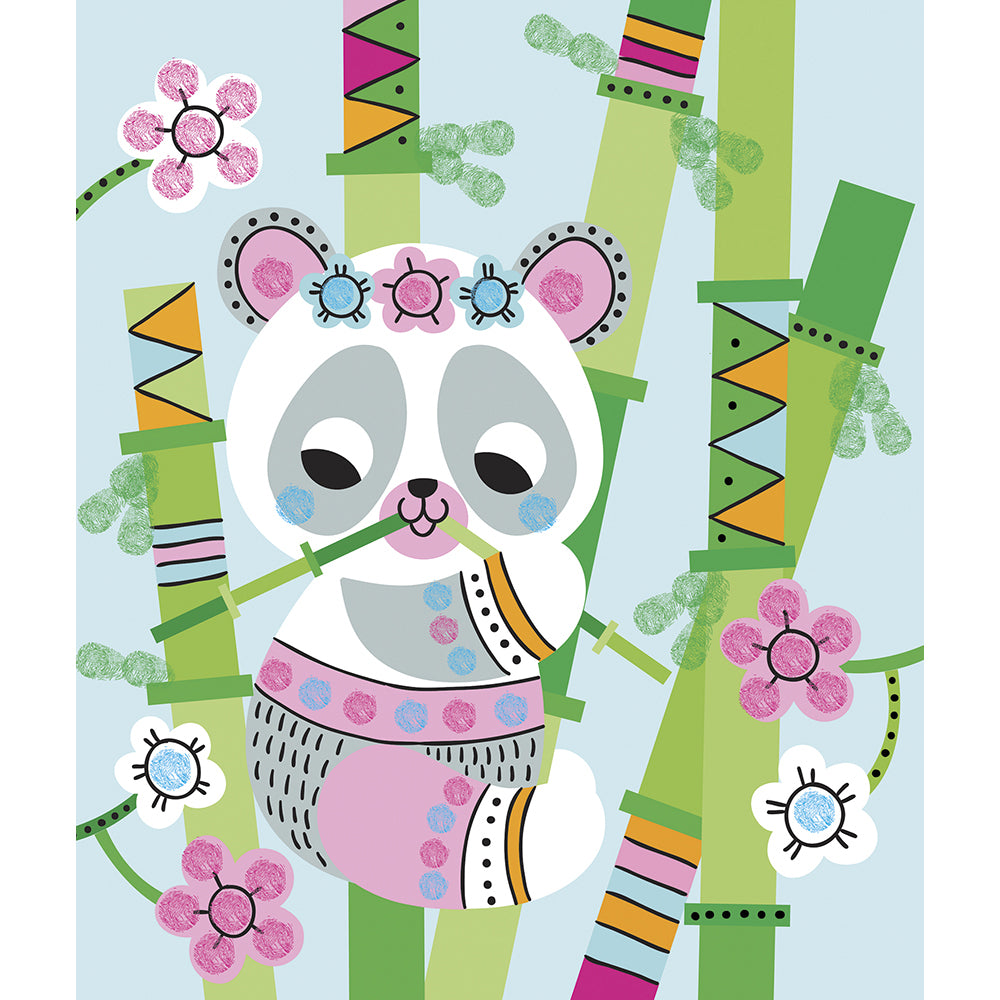 Janod Atelier - Vinger Inkt Panda En Zijn Vriendjes, Janod