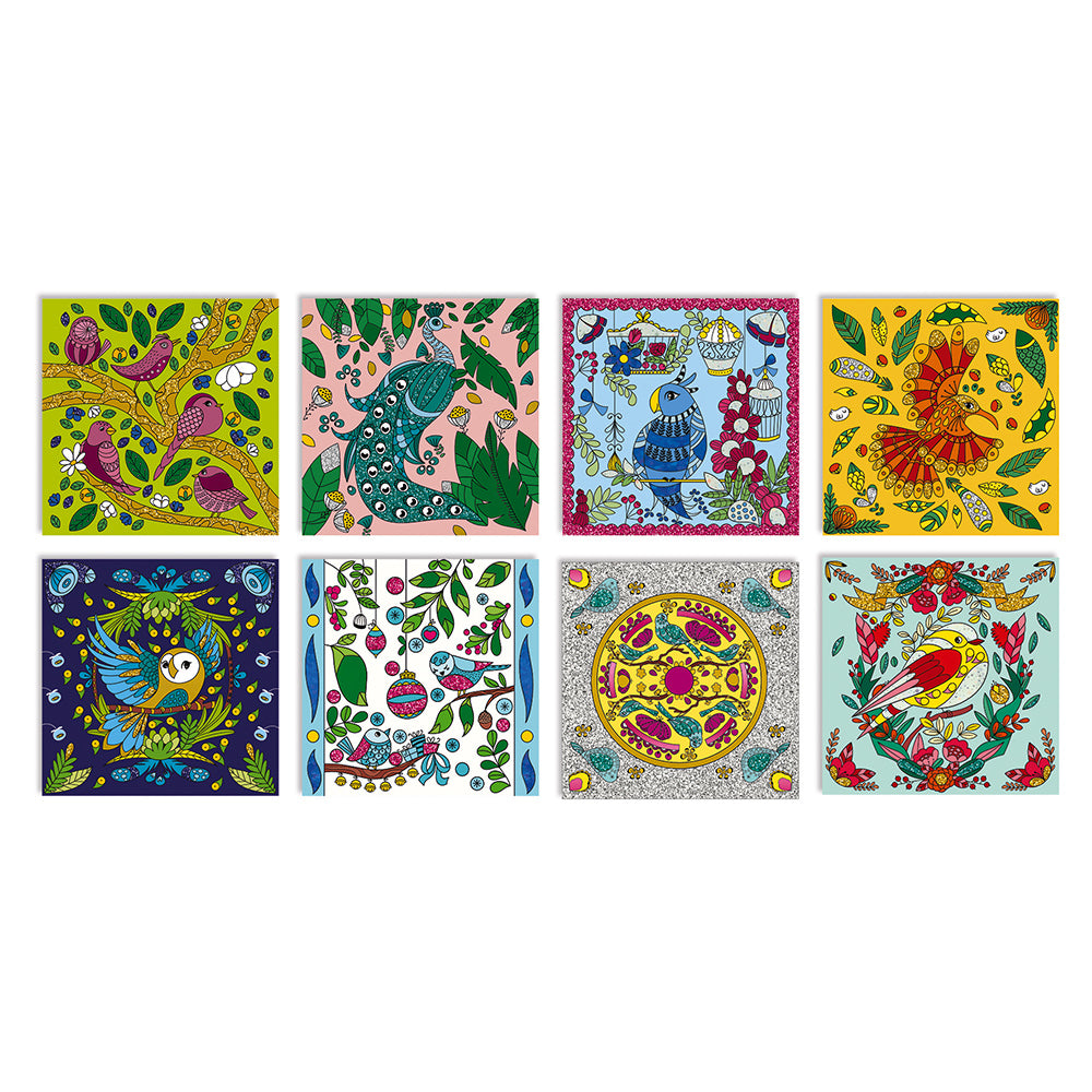 Janod Atelier - Glitter En Vergulde Vogel, Janod