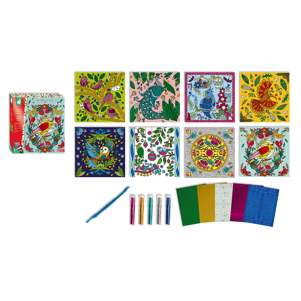 Janod Atelier - Glitter En Vergulde Vogel, Janod