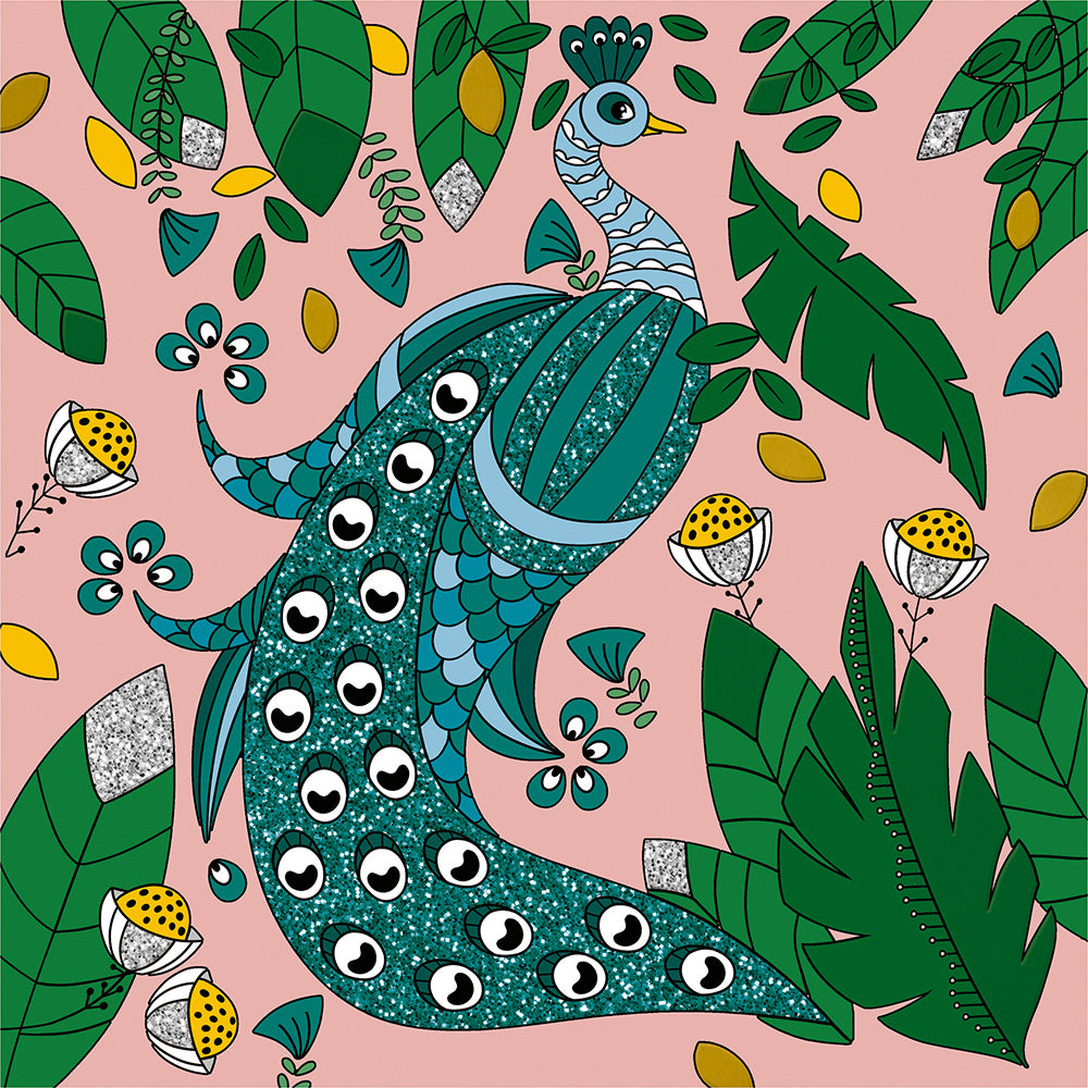 Janod Atelier - Glitter En Vergulde Vogel, Janod