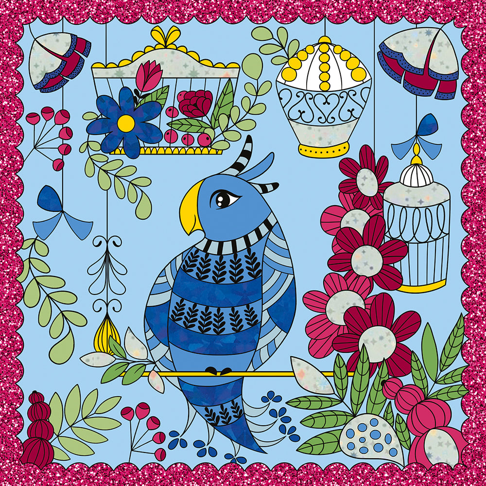 Janod Atelier - Glitter En Vergulde Vogel, Janod