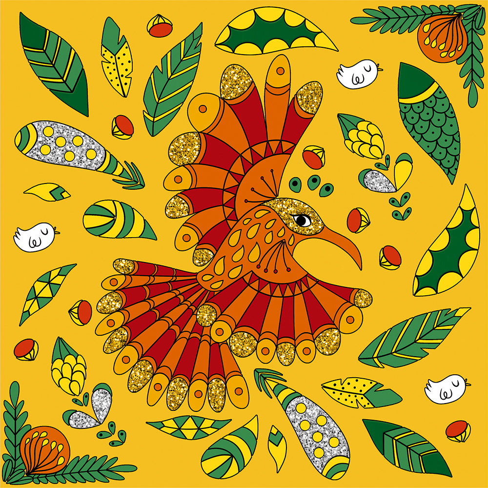 Janod Atelier - Glitter En Vergulde Vogel, Janod