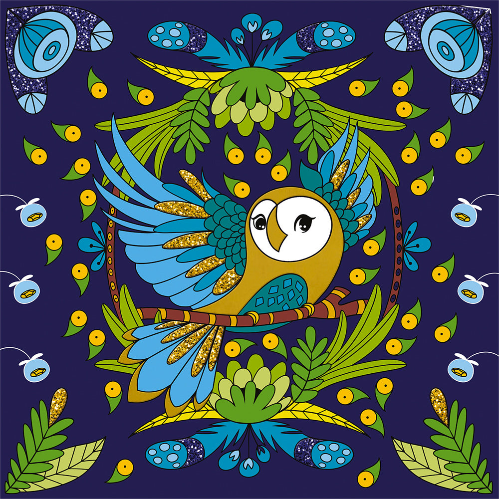 Janod Atelier - Glitter En Vergulde Vogel, Janod