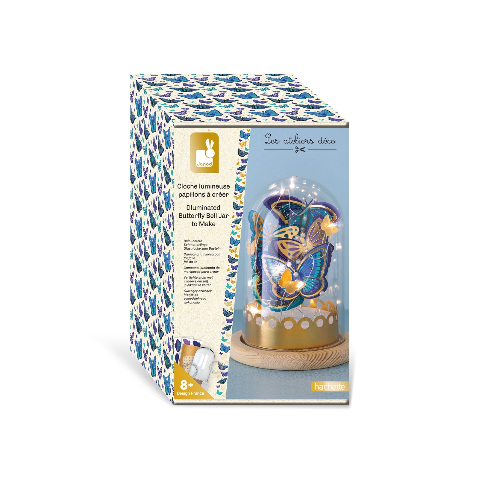 Janod Atelier Deco - Verlichte Stolp Met Vlindertjes, Janod