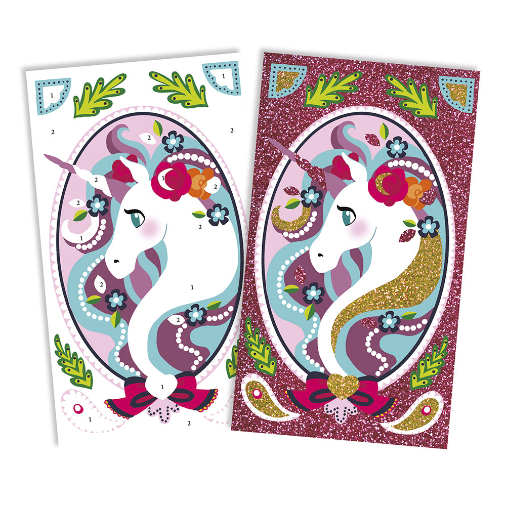 Janod Atelier - Glitter Eenhoorns, Janod