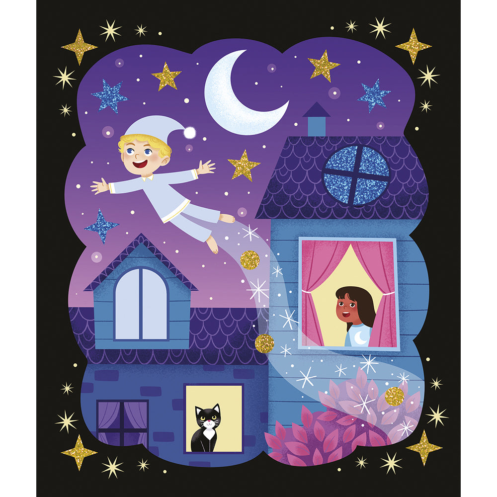 Janod Atelier - Glow In The Dark Zand En Glitter Nacht, Janod