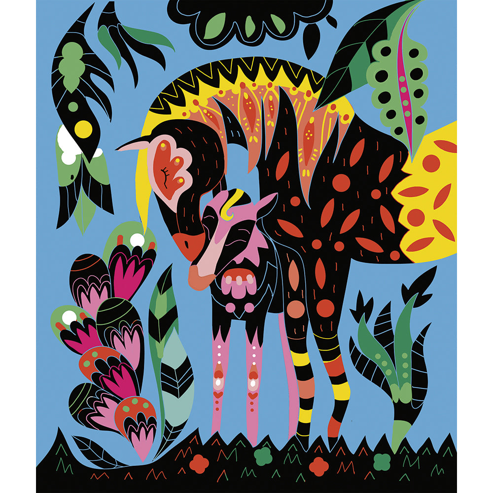 Janod Atelier - Scratch Art Paarden En Eenhoorns, Janod