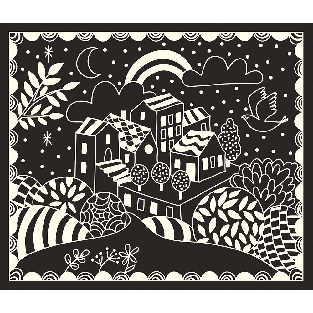 Janod Atelier - Scratch Art Glow In The Dark, Janod