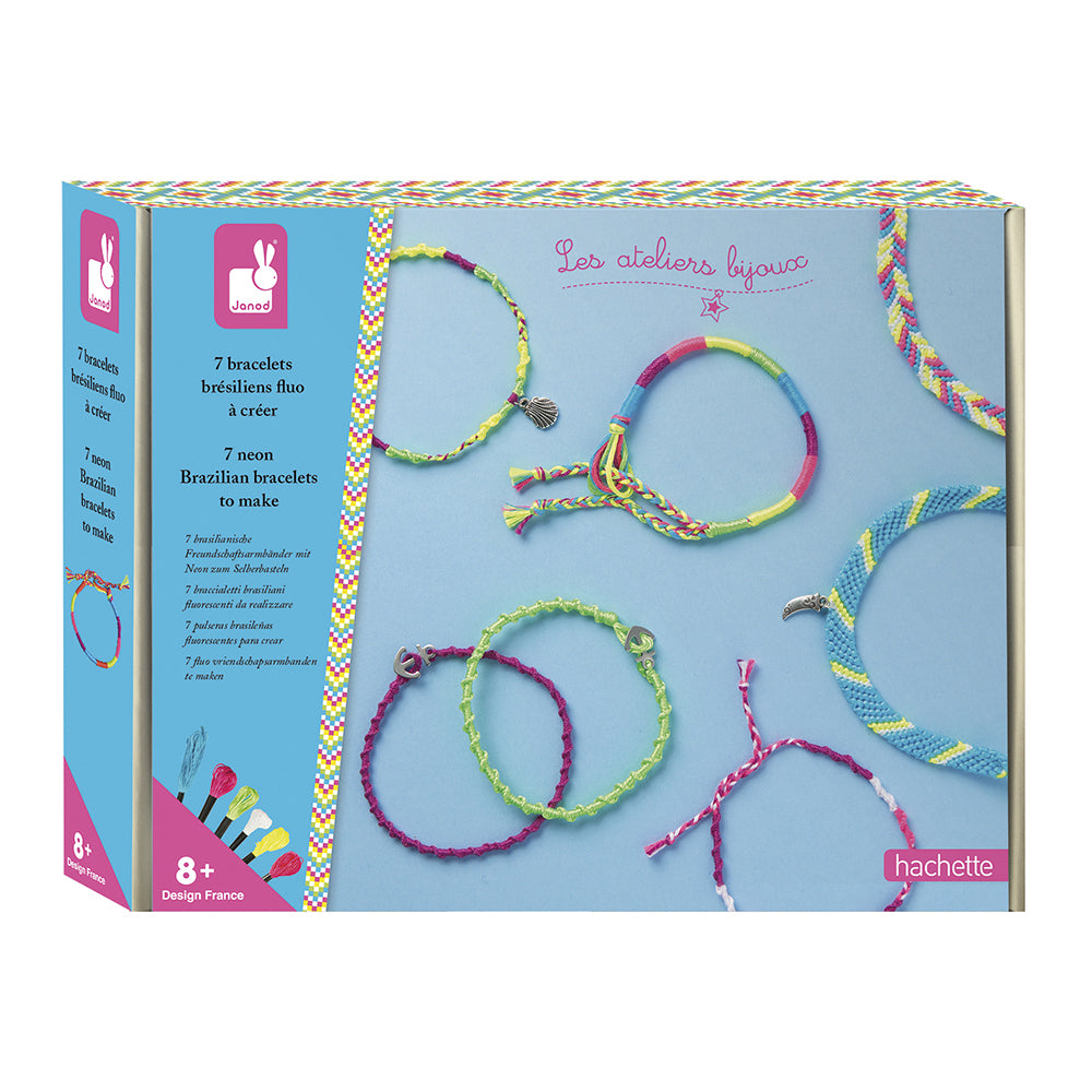 Janod Atelier Bijoux - Neon Armbandjes Maken, Janod
