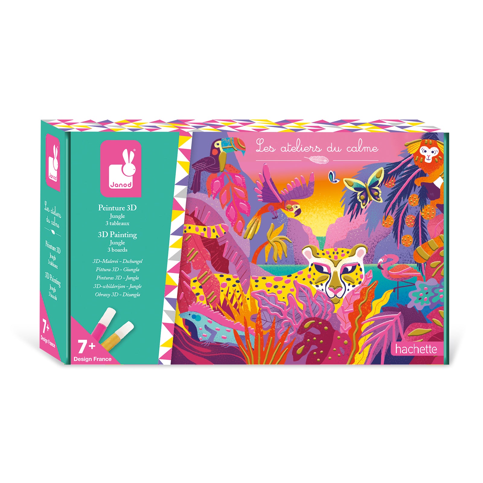 Janod Atelier - 3D Schilderset Jungle, Janod