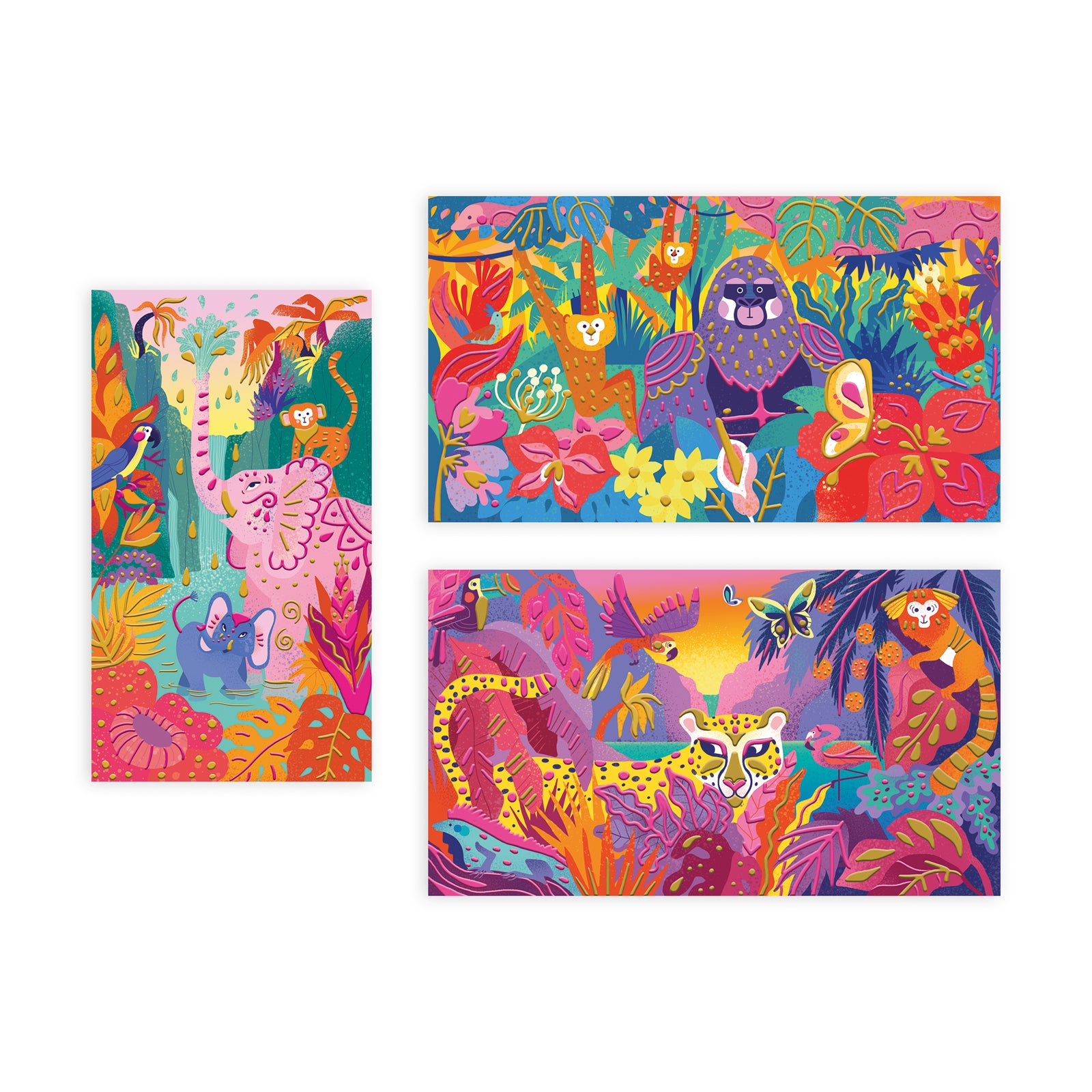 Janod Atelier - 3D Schilderset Jungle, Janod