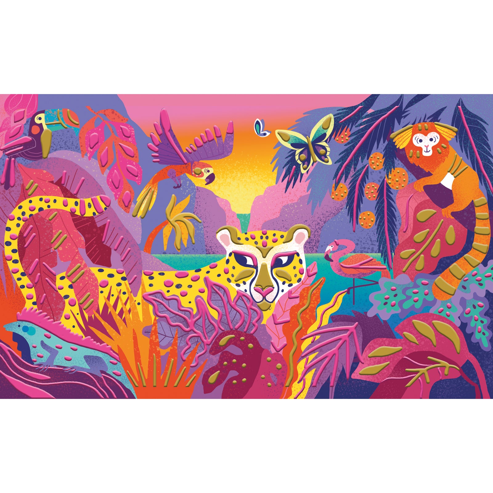 Janod Atelier - 3D Schilderset Jungle, Janod