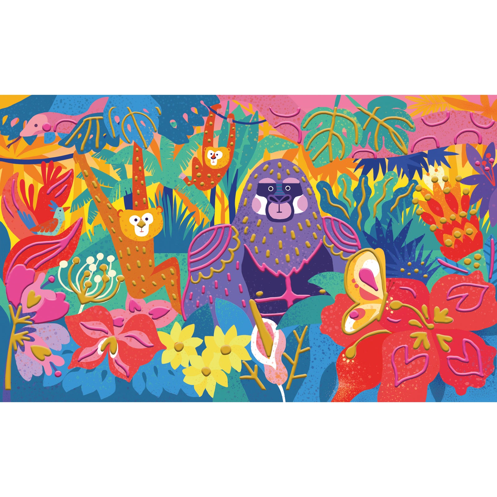 Janod Atelier - 3D Schilderset Jungle, Janod