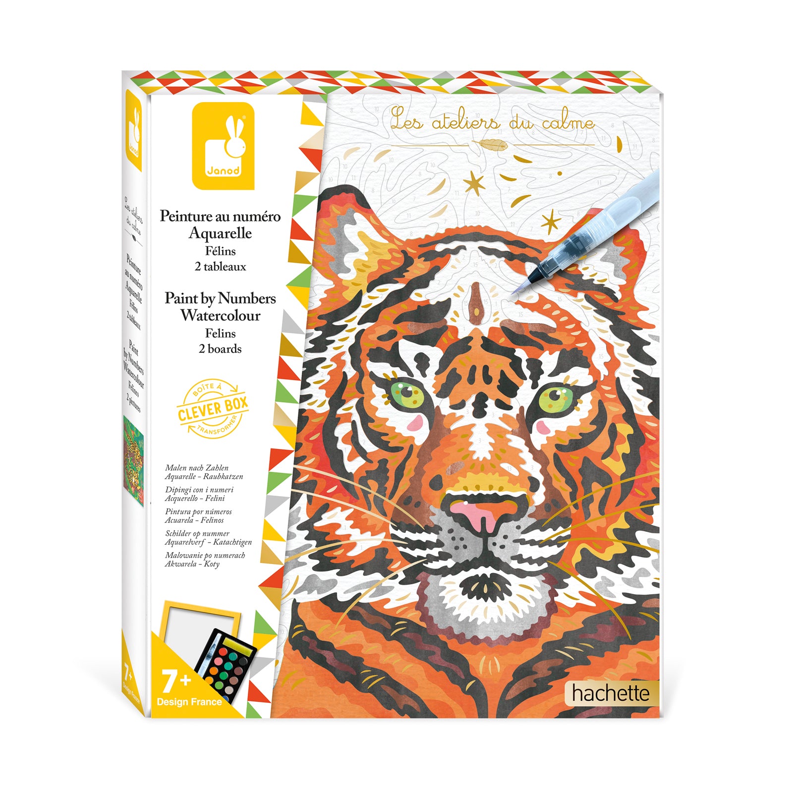 Janod Atelier - Verven Op Nummer - Kat  Achtigen, Janod