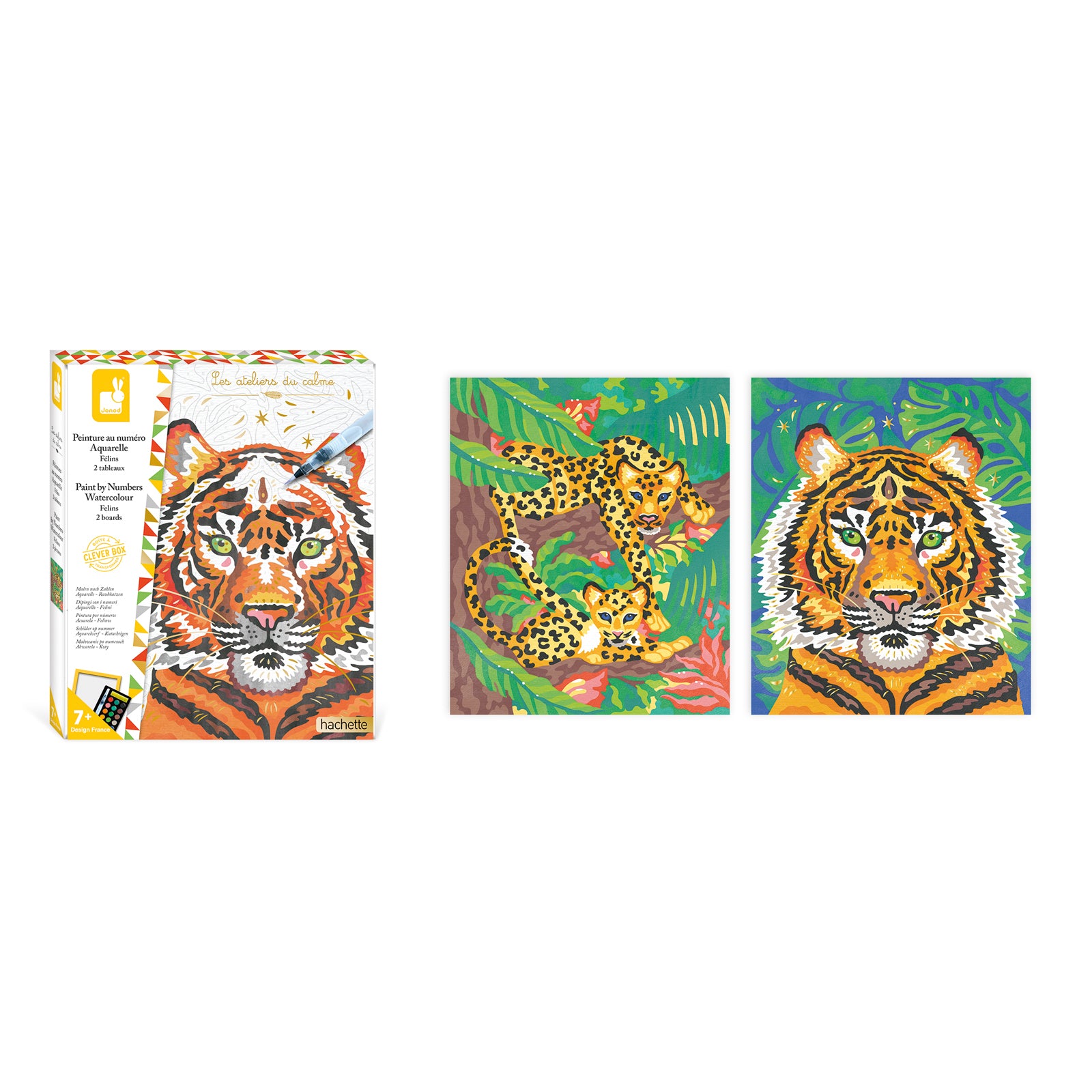 Janod Atelier - Verven Op Nummer - Kat  Achtigen, Janod