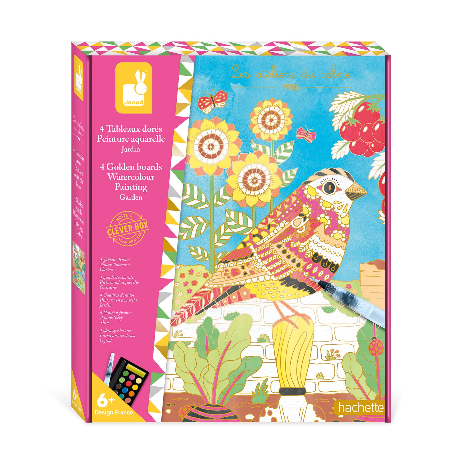 Janod Atelier - Gouden Plaatje De Tuin Verven, Janod
