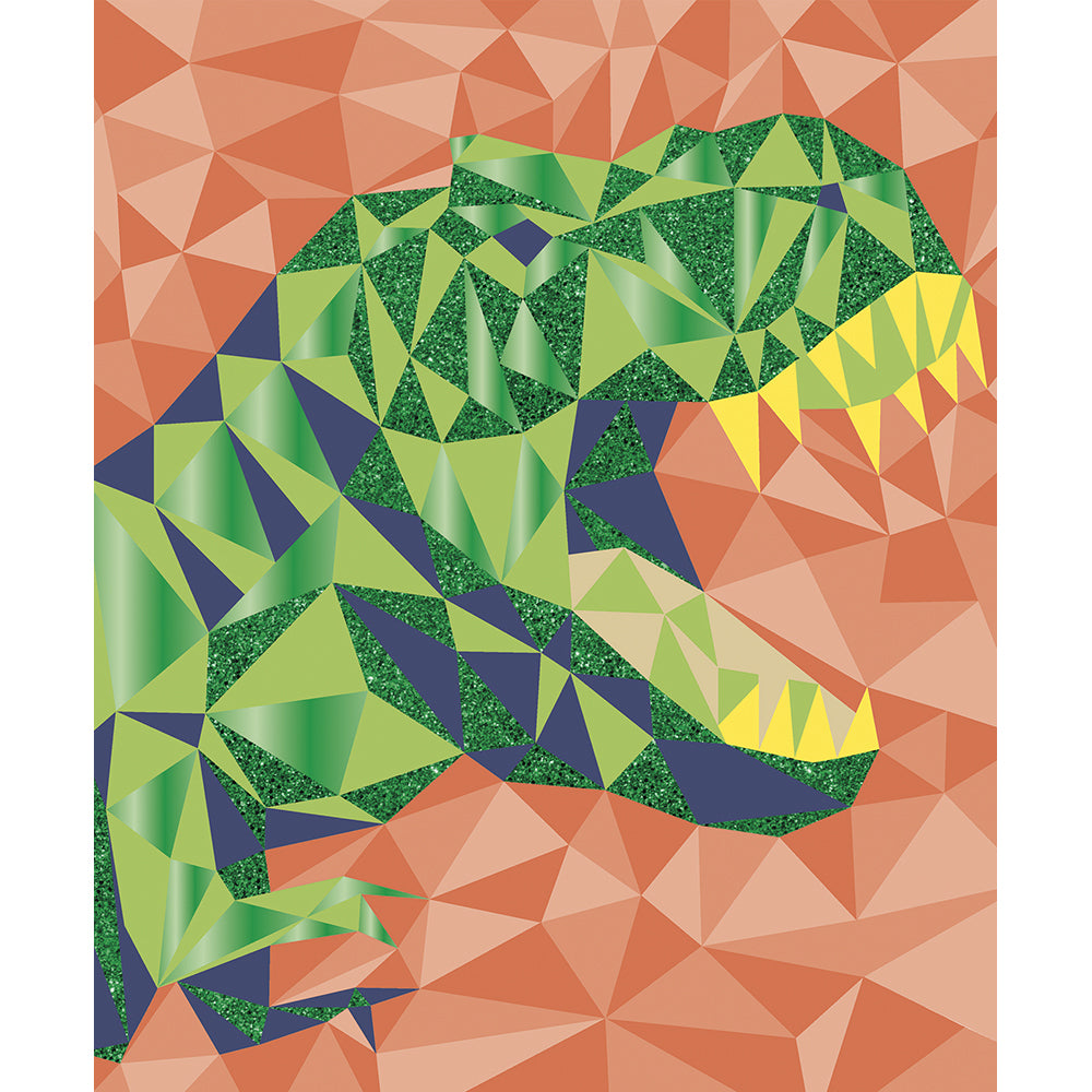 Janod Atelier Mysterix - Mozaiek Foamstickers Dinosarus, Janod