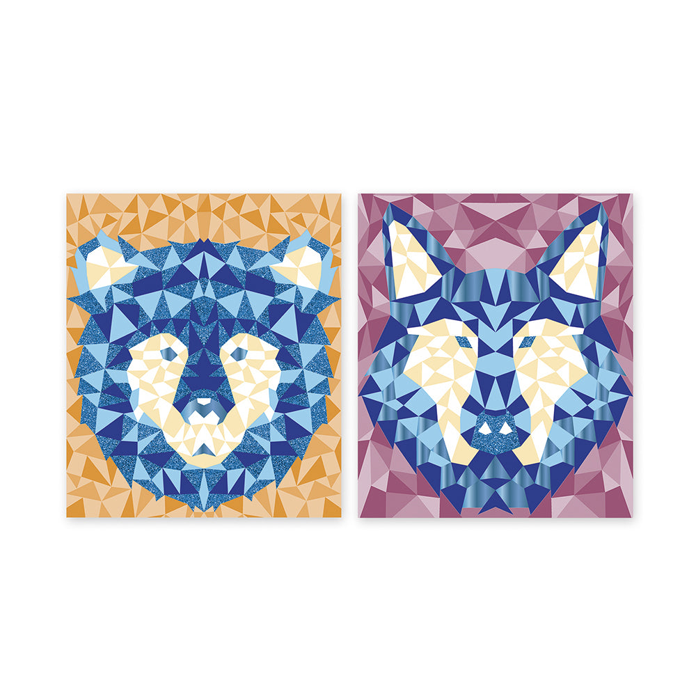 Janod Atelier Mysterix - Mozaiek Foamstickers Bosdieren, Janod
