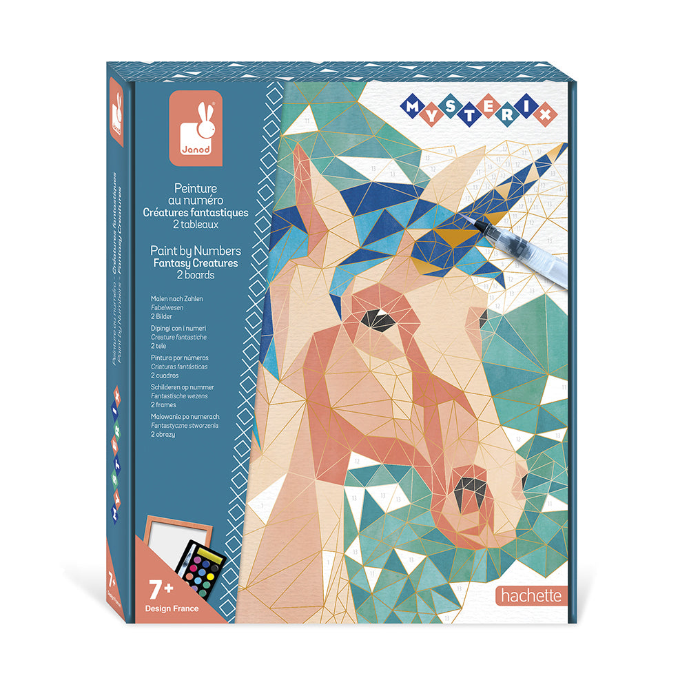 Janod Atelier Mysterix - Verven Op Nummer Mythische Wezens, Janod