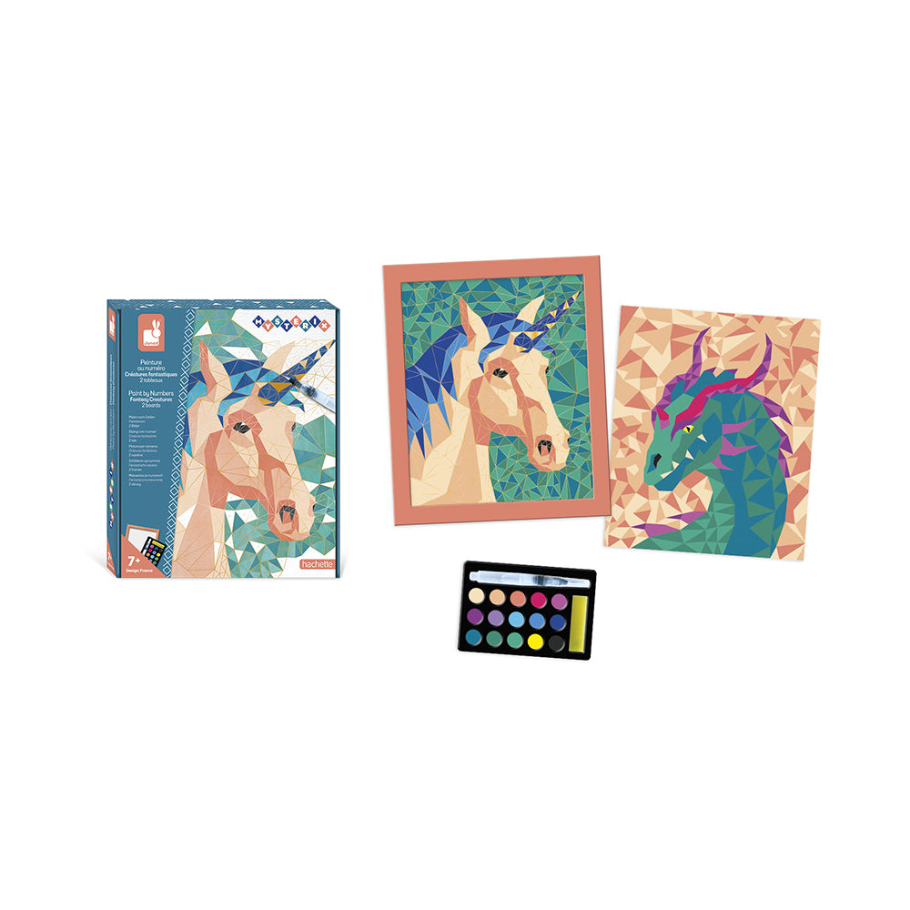 Janod Atelier Mysterix - Verven Op Nummer Mythische Wezens, Janod