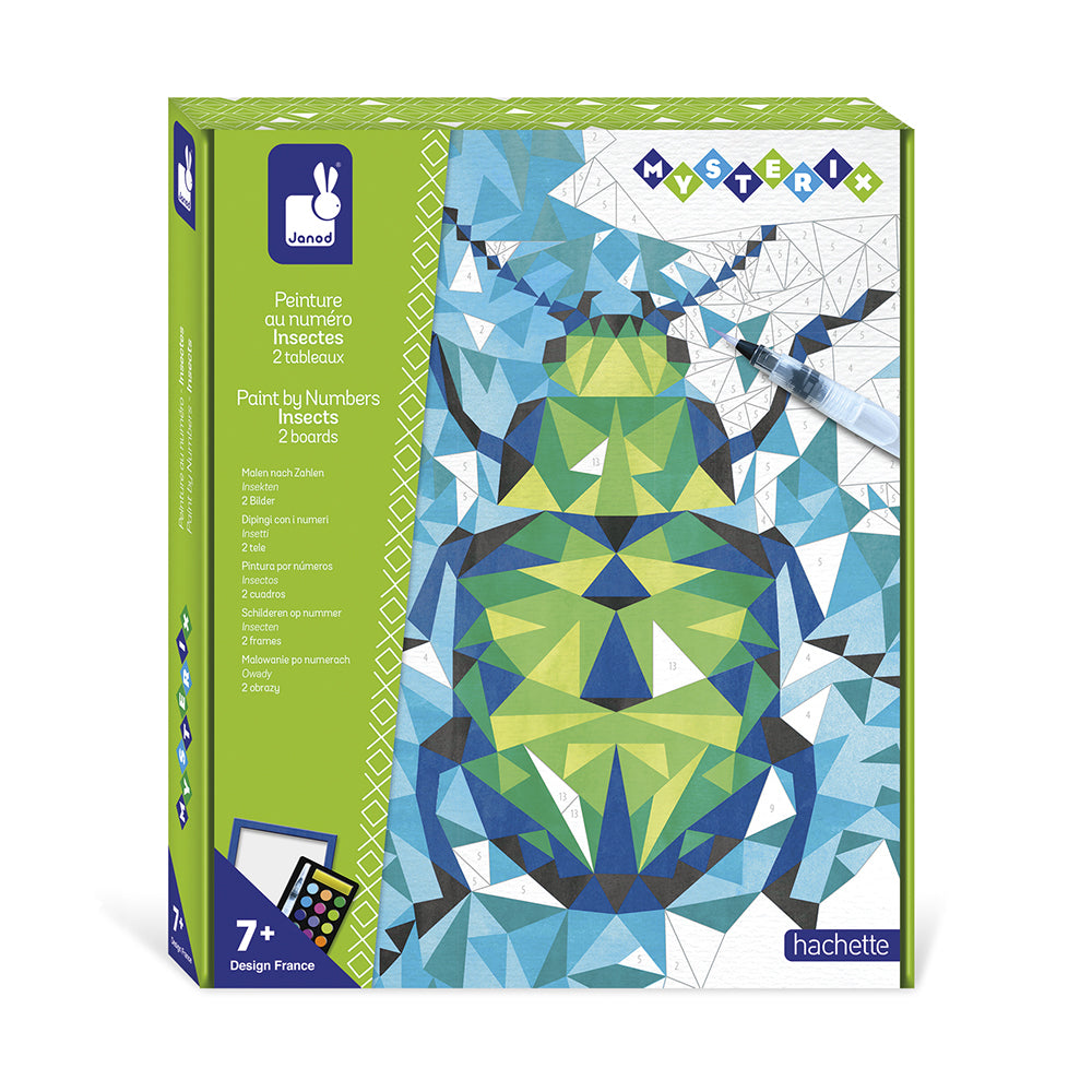 Janod Atelier Mysterix - Verven Op Nummer Insecten, Janod