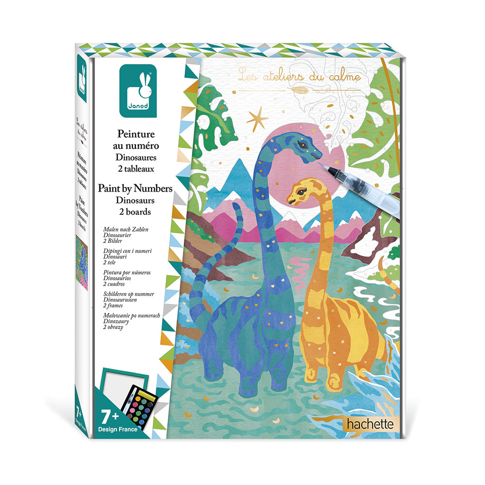 Janod Atelier - Verven Op Nummer - Dinosaurussen, Janod