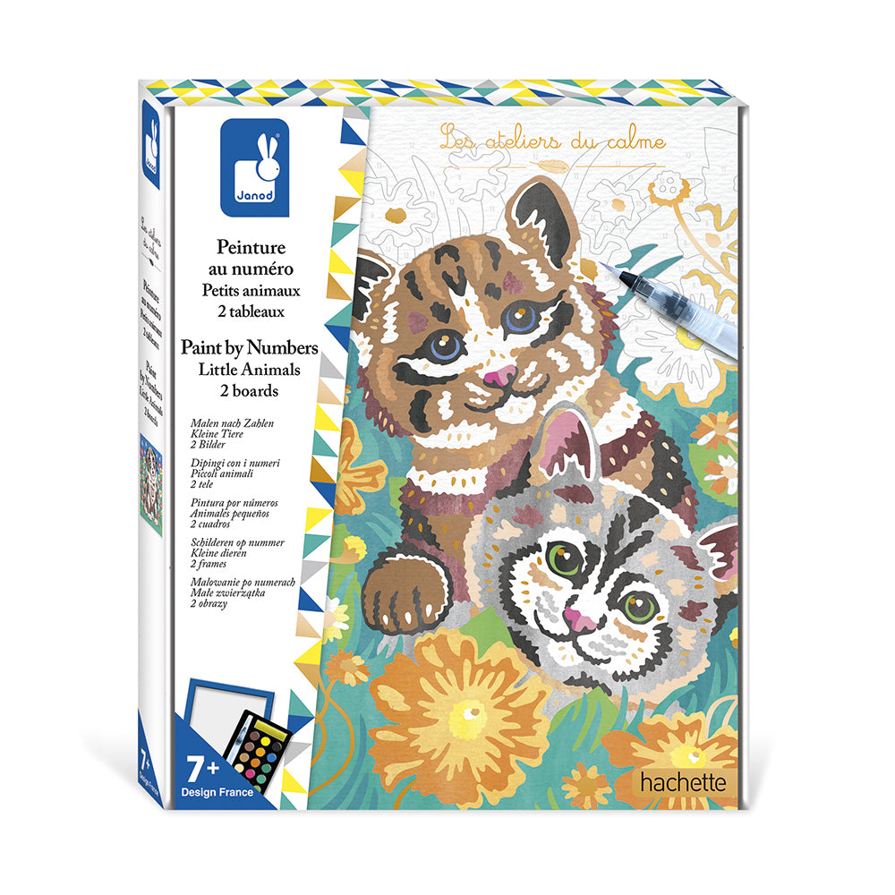 Janod Atelier - Verven Op Nummer - Kleine Dieren, Janod