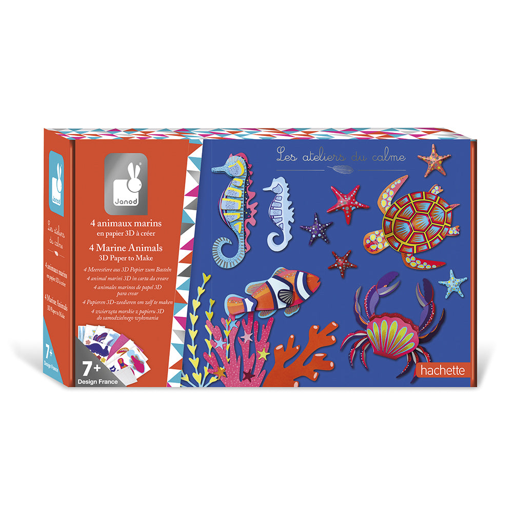 Janod Atelier - 3D Zeedieren, Janod