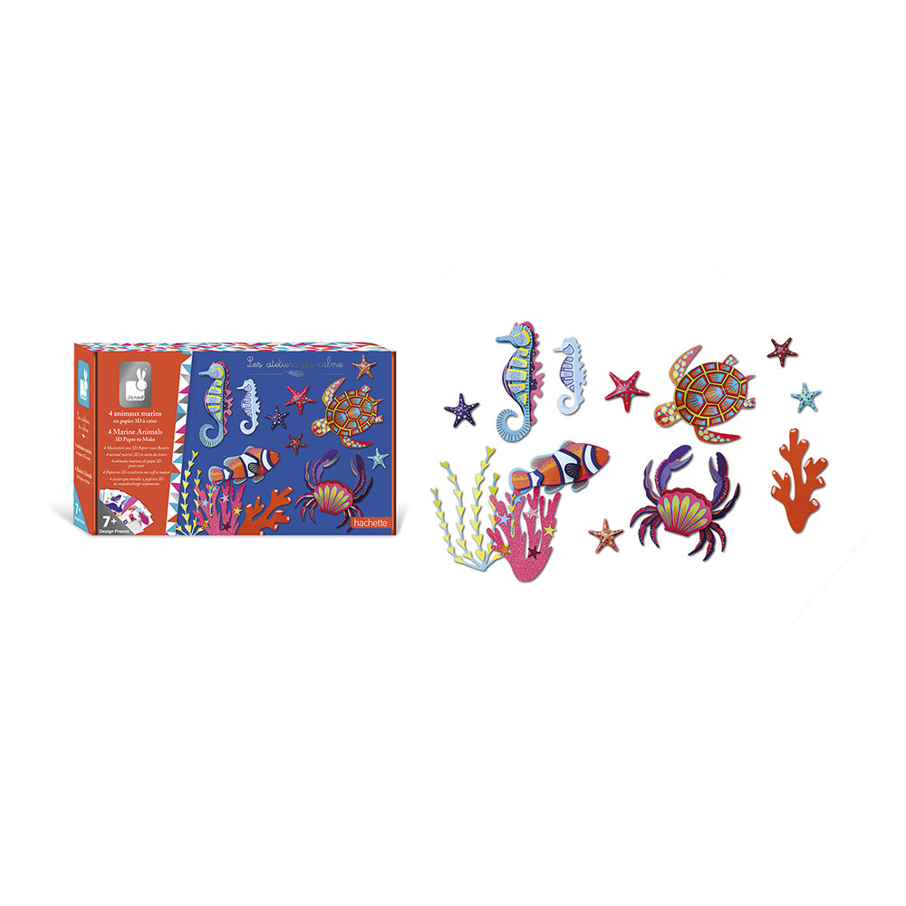 Janod Atelier - 3D Zeedieren, Janod