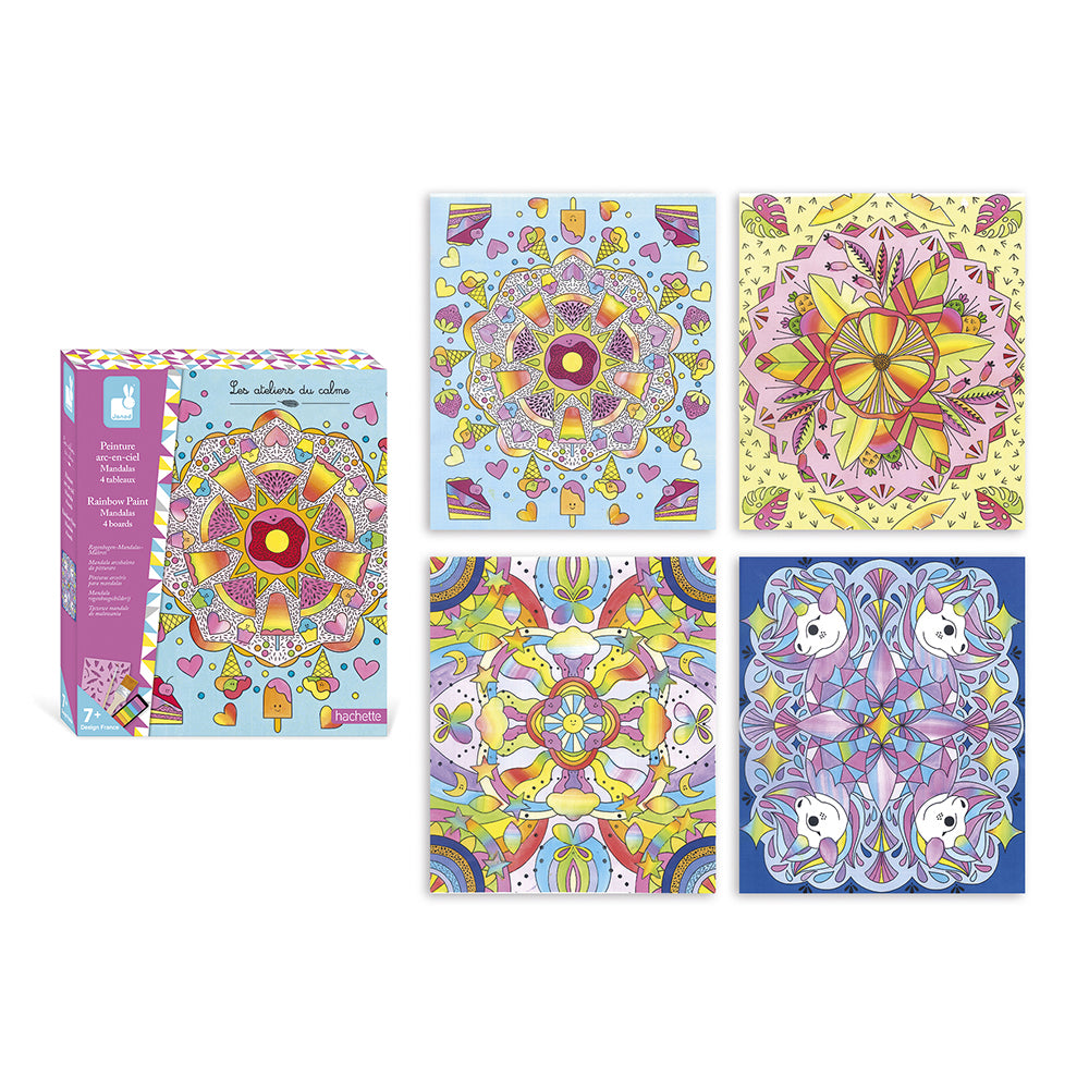 Janod Atelier - Regenboog Schilderij Mandalas, Janod