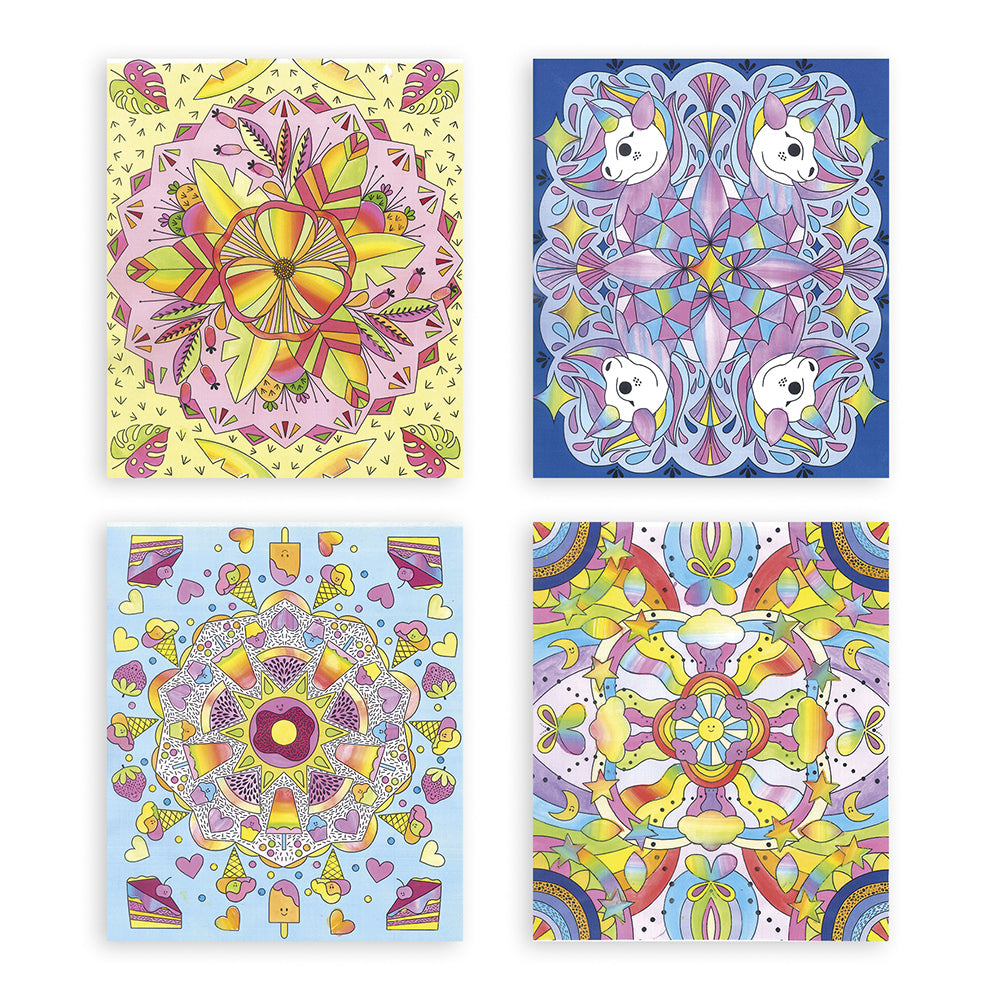 Janod Atelier - Regenboog Schilderij Mandalas, Janod