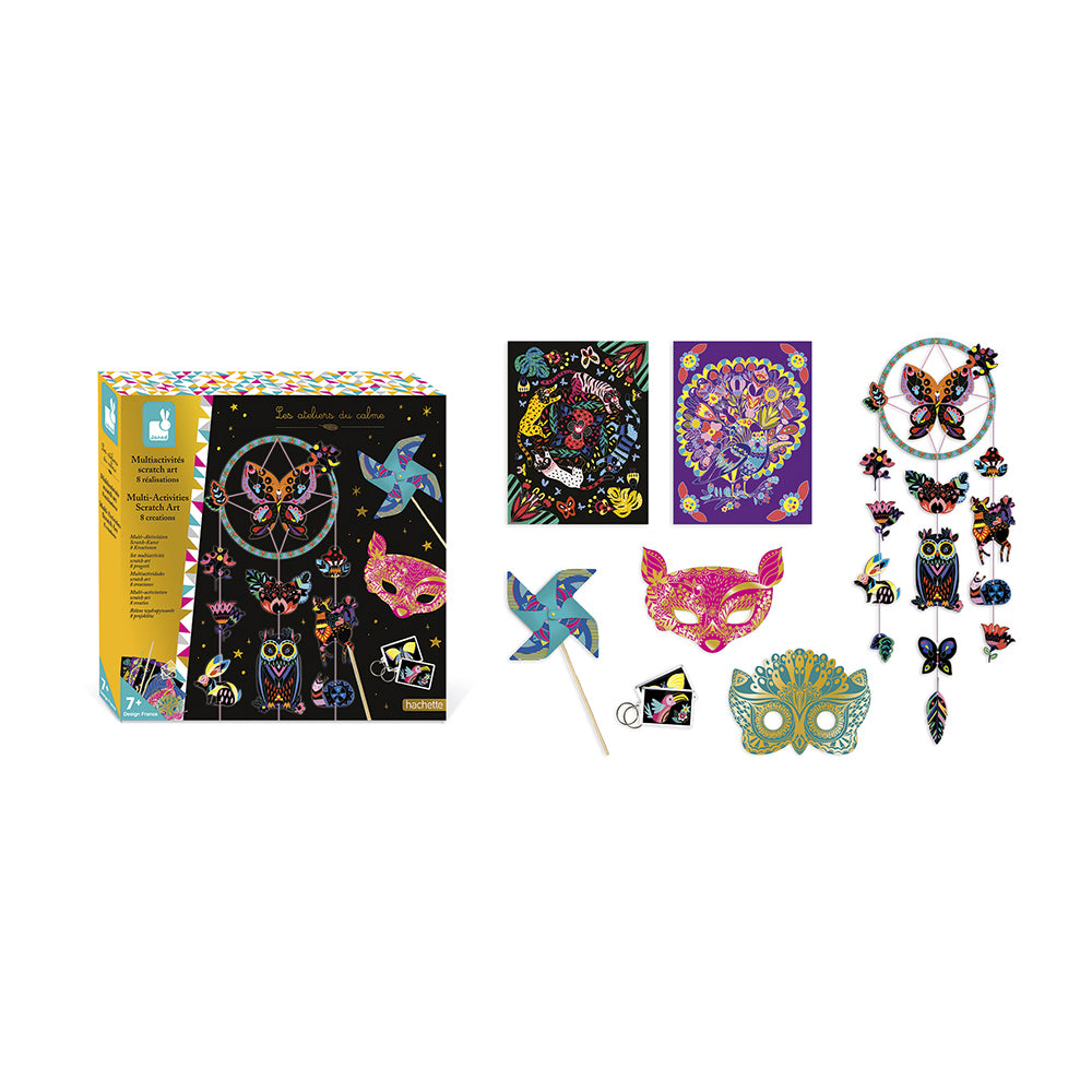 Janod Atelier - Kraskaarten Multi Activiteiten, Janod