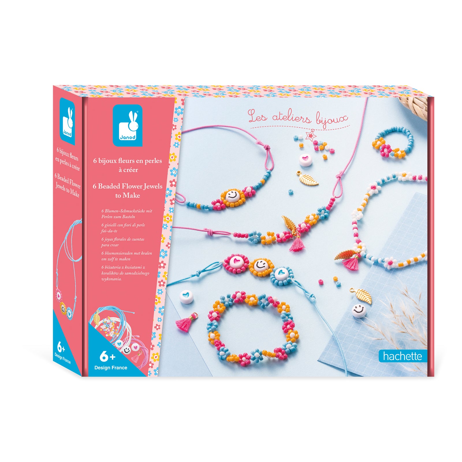 Janod Atelier Bijoux - Sieraden Maken Bloemenkraaltjes, Janod