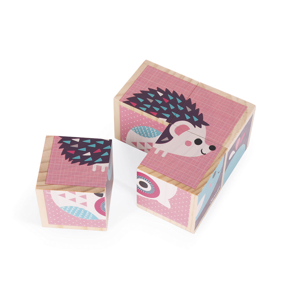 Janod Blokken - Baby Dieren, Janod