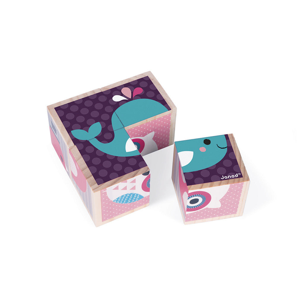 Janod Blokken - Baby Dieren, Janod