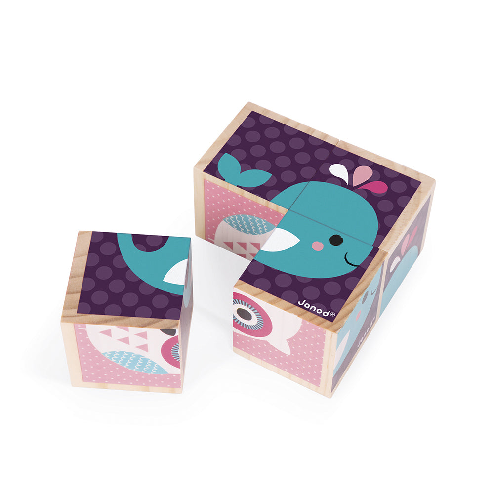 Janod Blokken - Baby Dieren, Janod