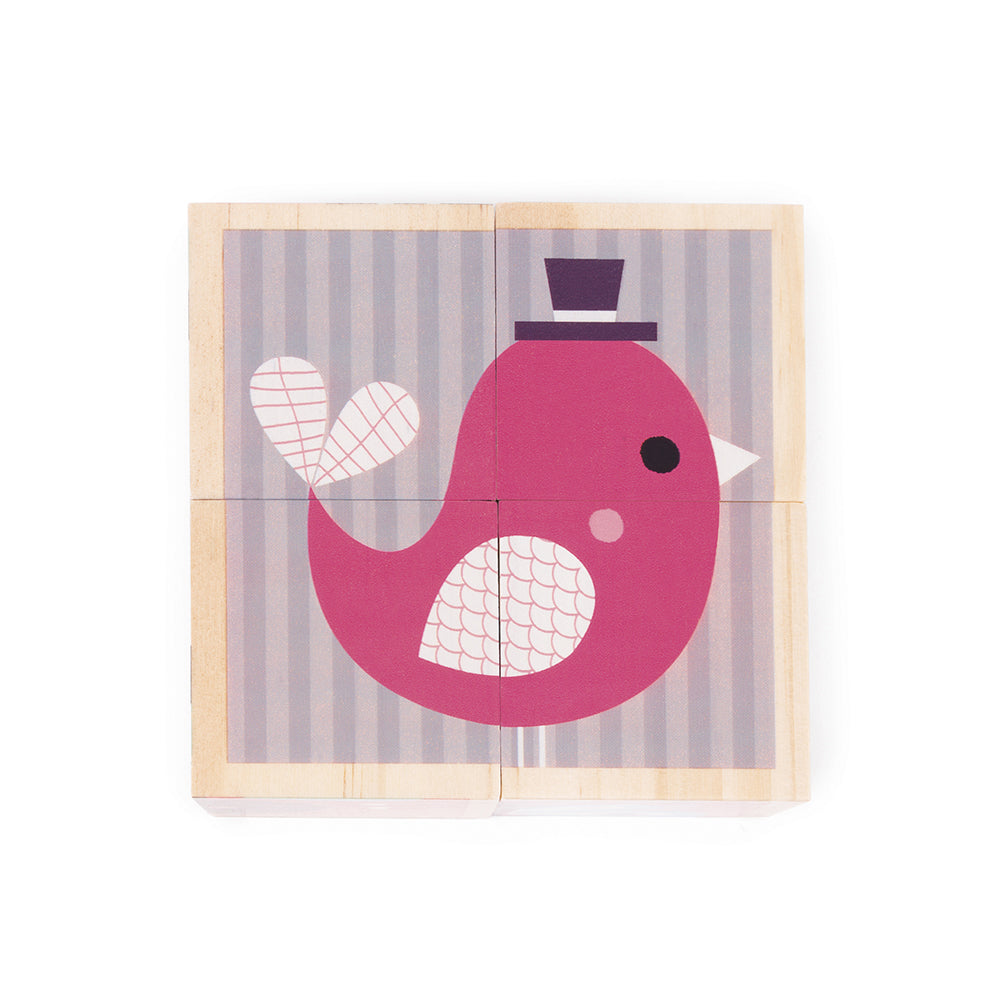 Janod Blokken - Baby Dieren, Janod