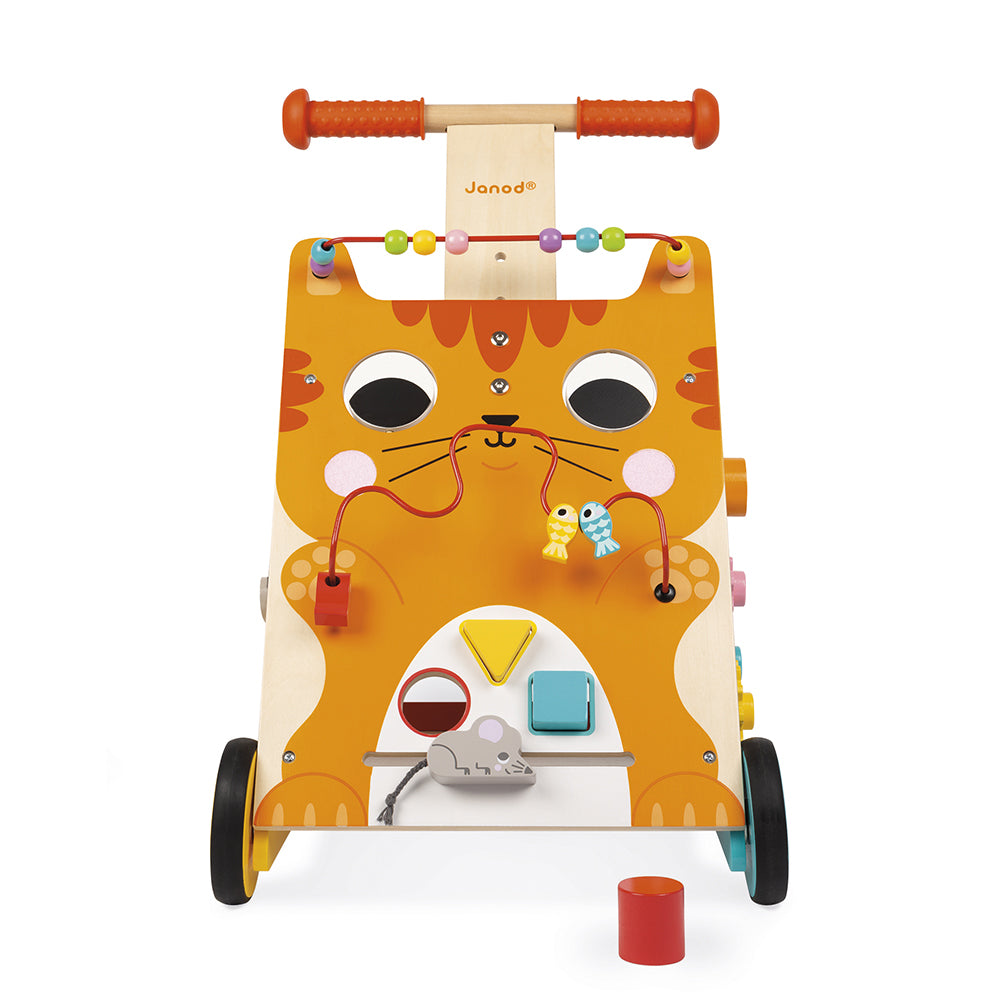 Janod - Baby Loopwagen Kat, Janod