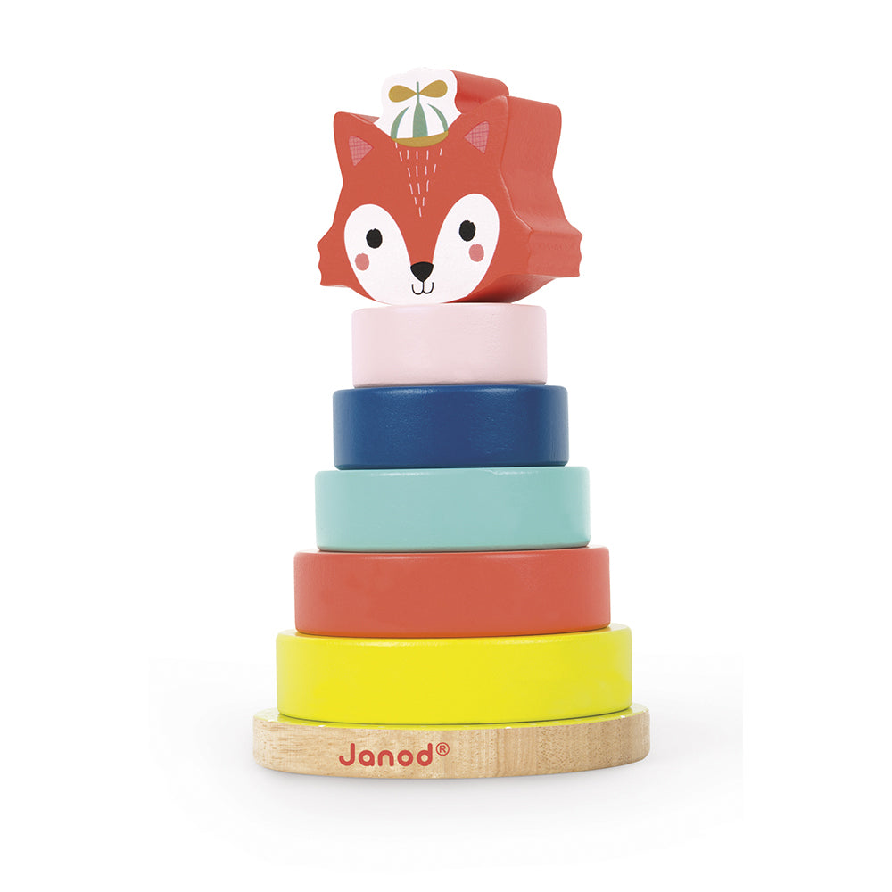 Janod Baby Forest - Stapeltoren Vos, Janod
