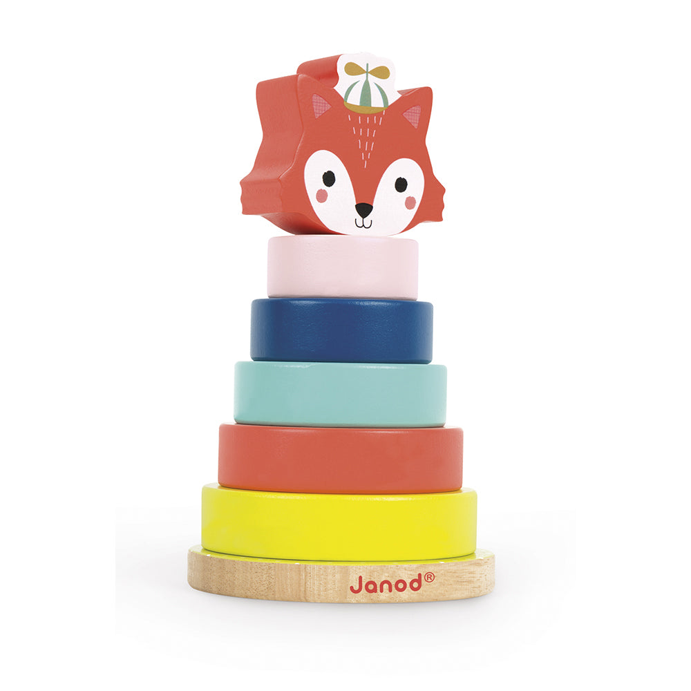 Janod Baby Forest - Stapeltoren Vos, Janod