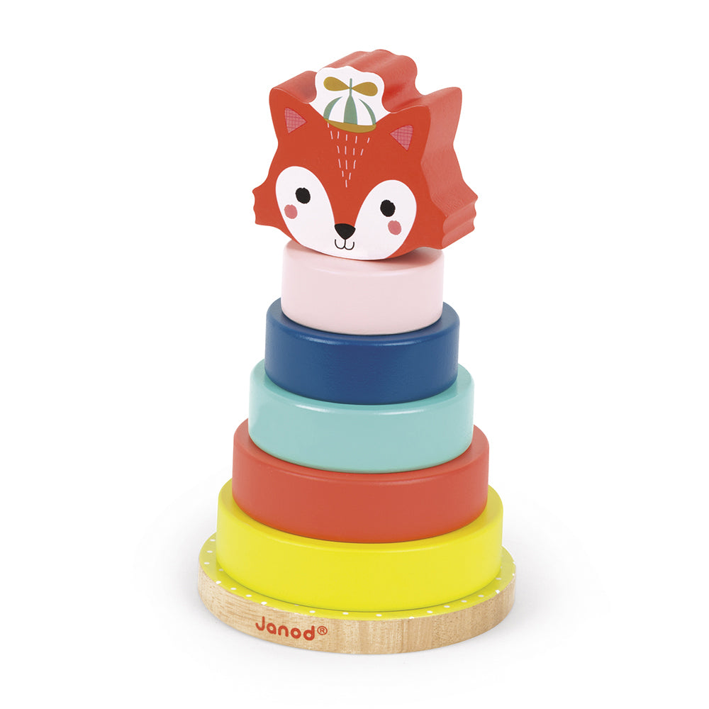 Janod Baby Forest - Stapeltoren Vos, Janod