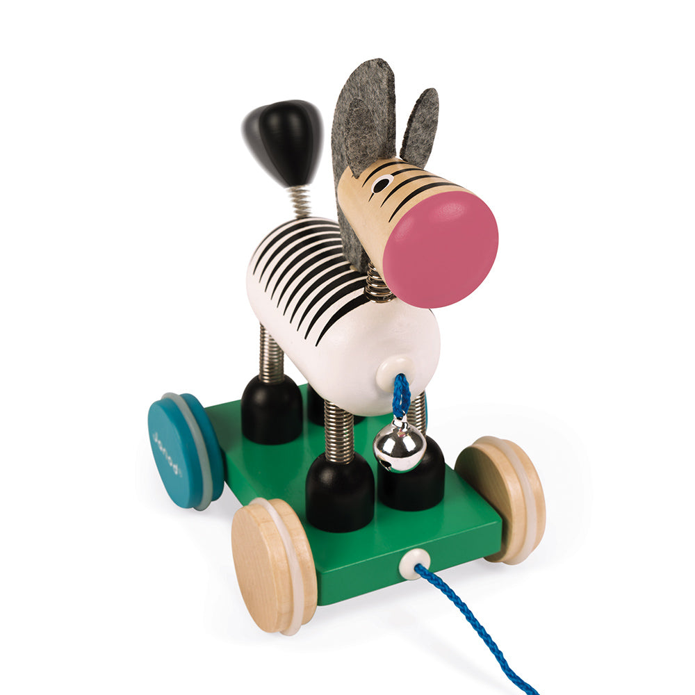 Janod Zigolos - Trekfiguur Zebra, Janod