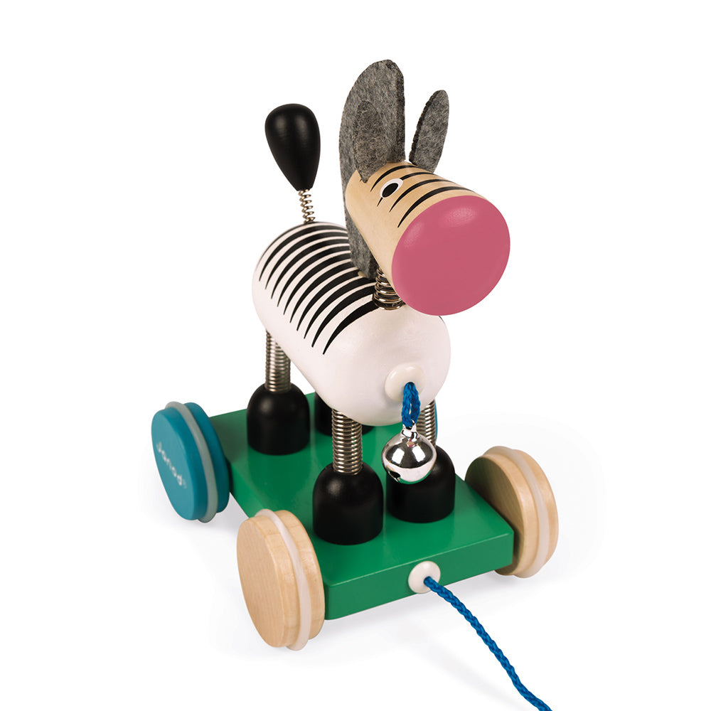Janod Zigolos - Trekfiguur Zebra, Janod